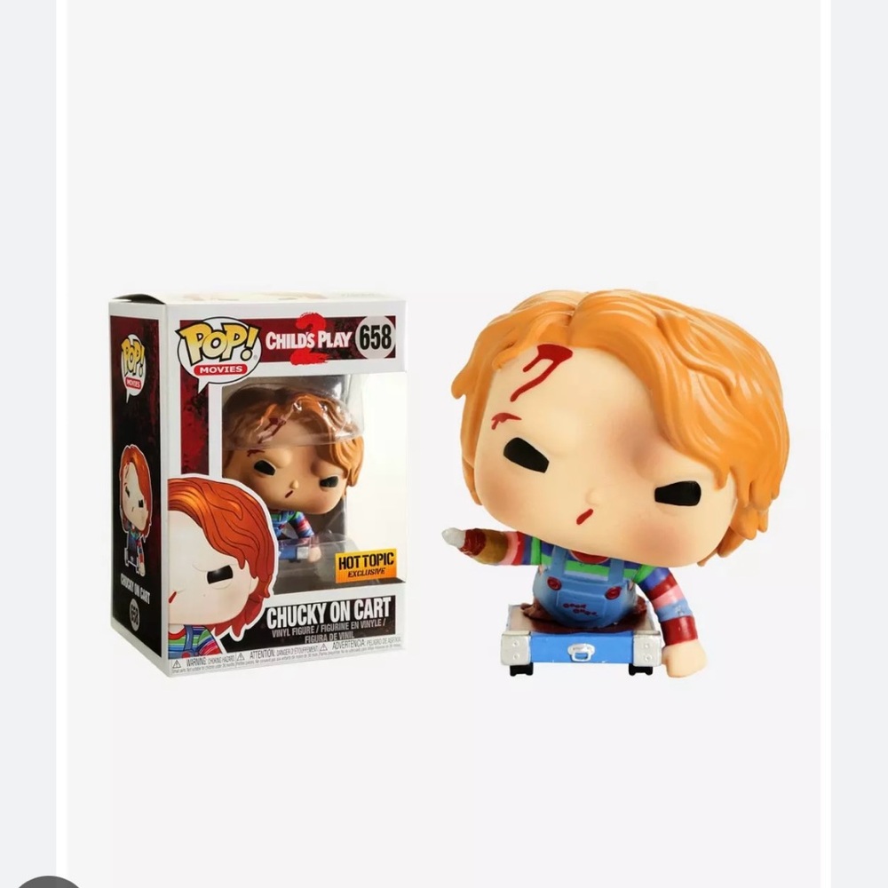 Funko Pop! Chucky on Cart Exclusive Vinyl Figure